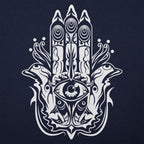 Hamsa Hand with Protective Evil Eye Symbol