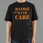 Handle Me With Care Fragile Package Stencil Design