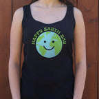 Happy Earth Day Smiling Planet Earth