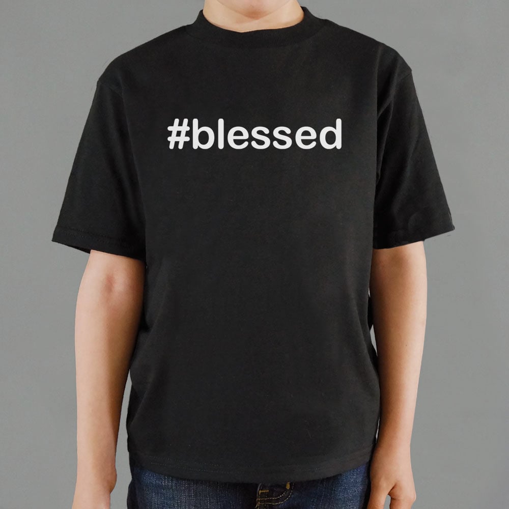 Hashtag Blessed Sarcastic Social Media Quote