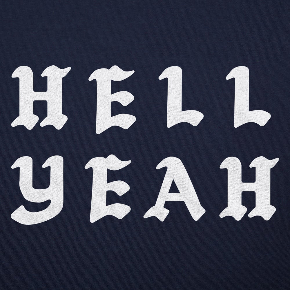 Hell Yeah Bold Gothic Typography