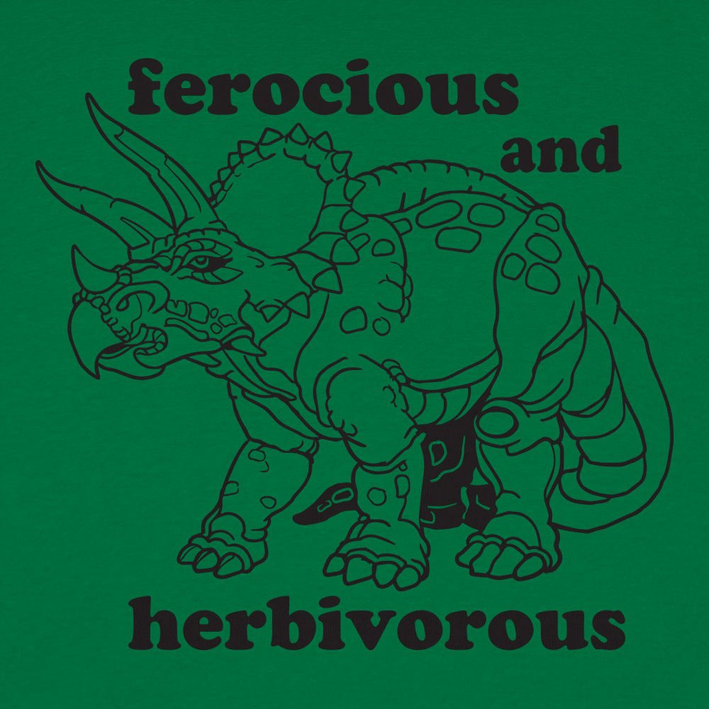 Ferocious and Herbivorous Triceratops Dinosaur