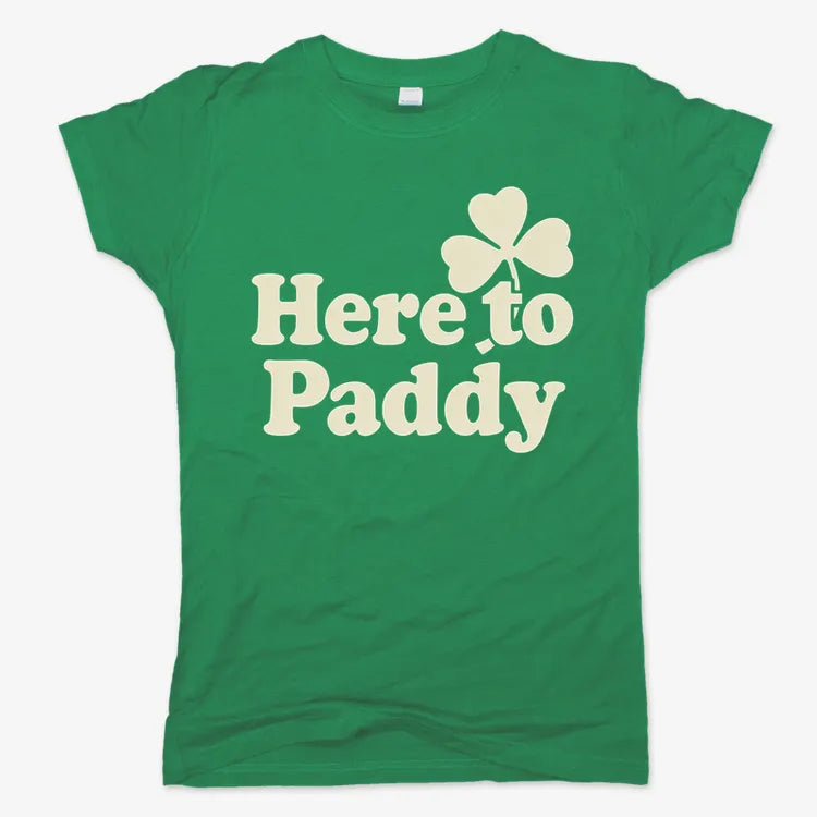 Here to Paddy St. Patrick's Day Shamrock Pun