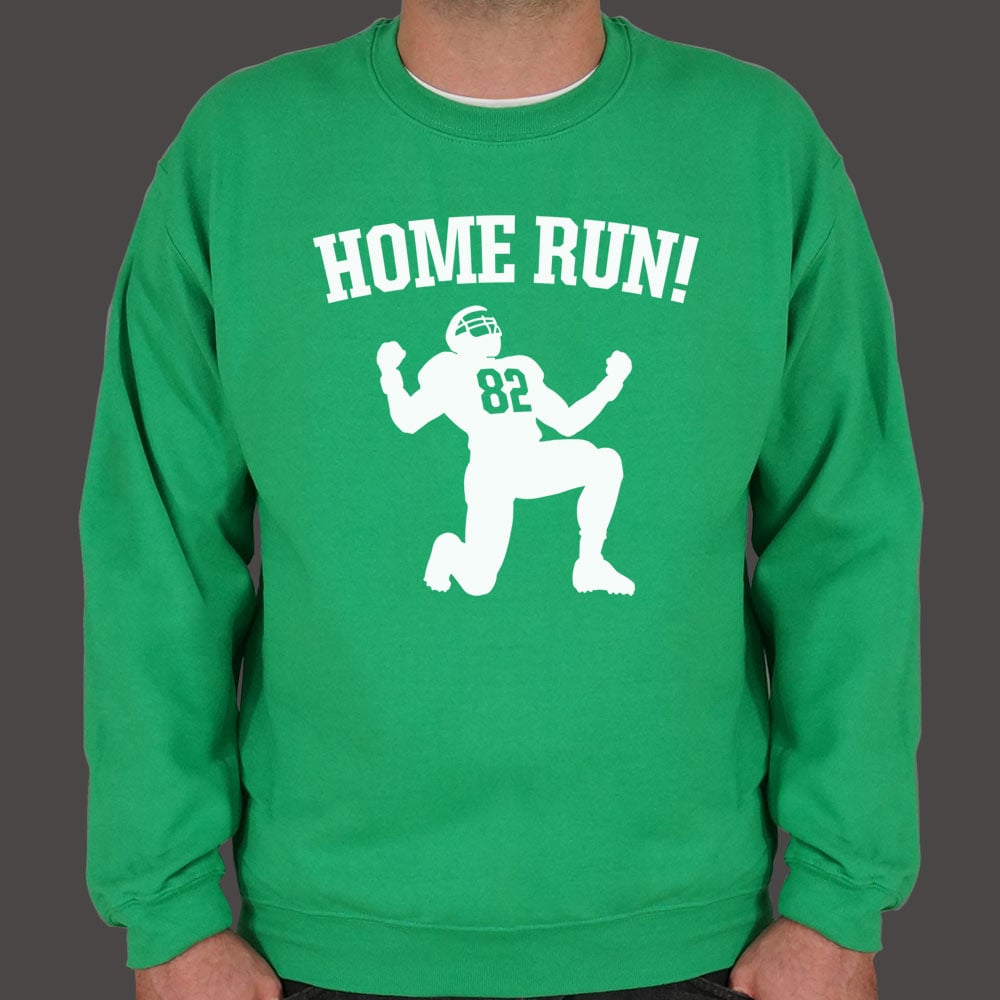 Home Run Football Player Celebrating Touchdown