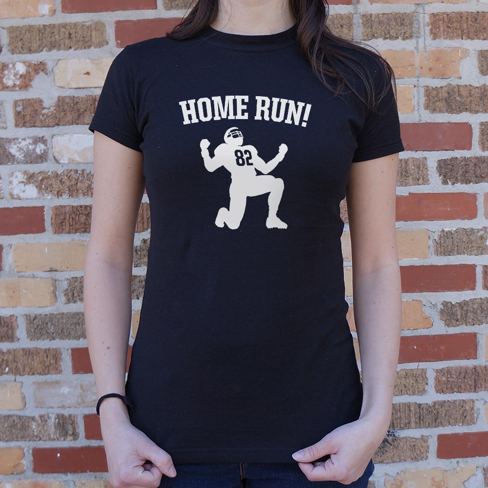 Home Run Football Player Celebrating Touchdown