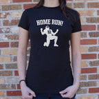 Home Run Football Player Celebrating Touchdown