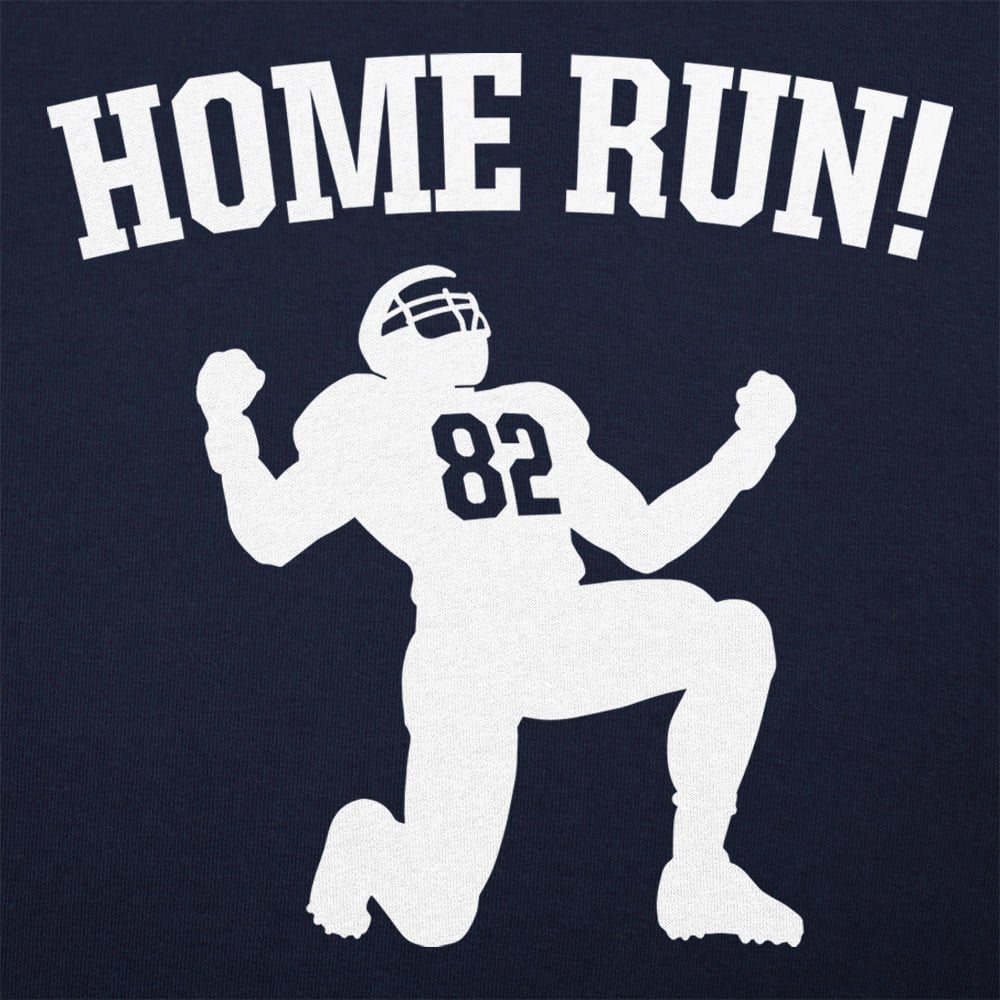Home Run Football Player Celebrating Touchdown