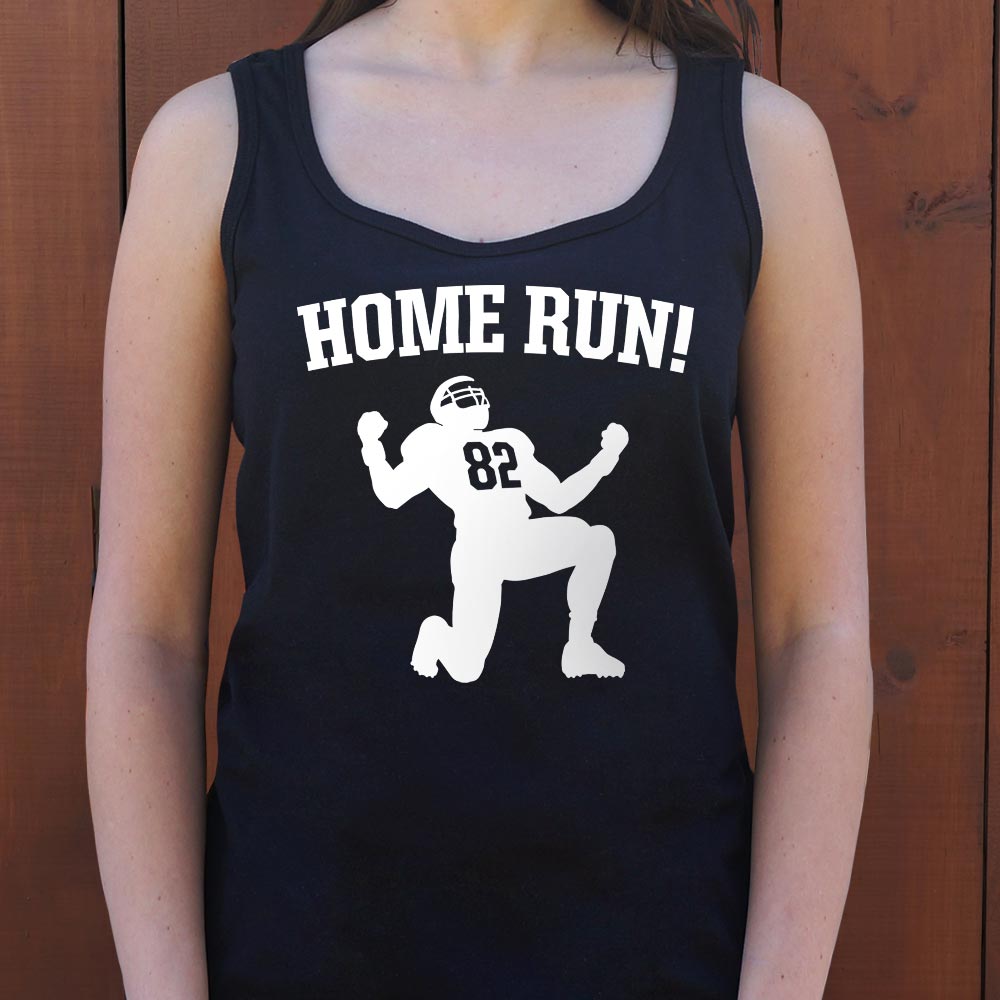 Home Run Football Player Celebrating Touchdown