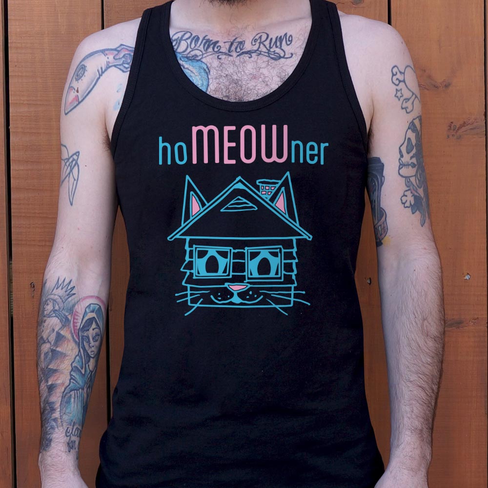 hoMEOWner Cat Face House Pun