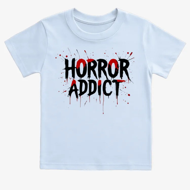 Horror Addict Blood Drip Graphic