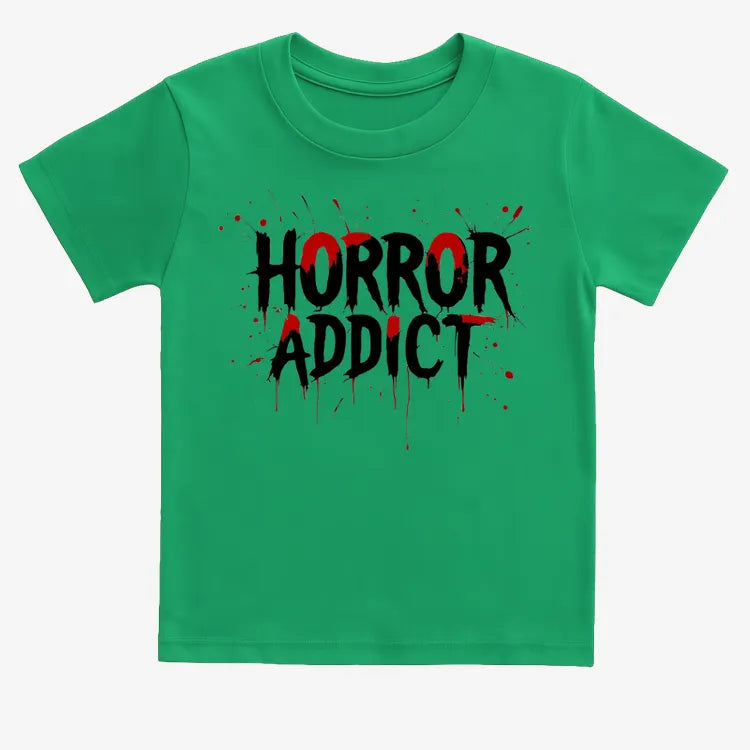 Horror Addict Blood Drip Graphic