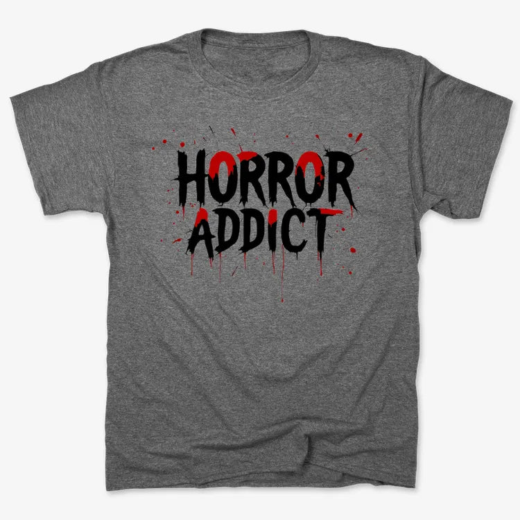 Horror Addict Blood Drip Graphic