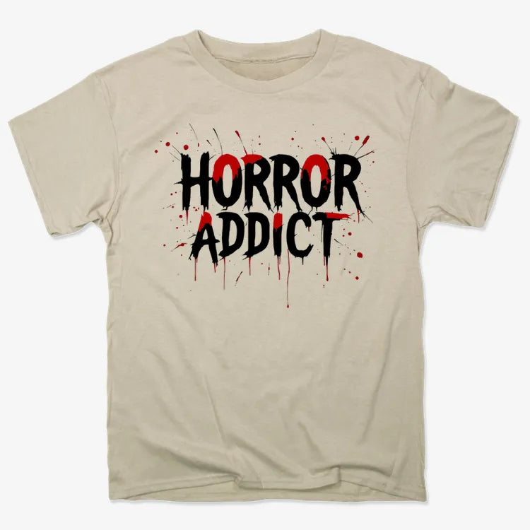 Horror Addict Blood Drip Graphic