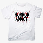 Horror Addict Blood Drip Graphic