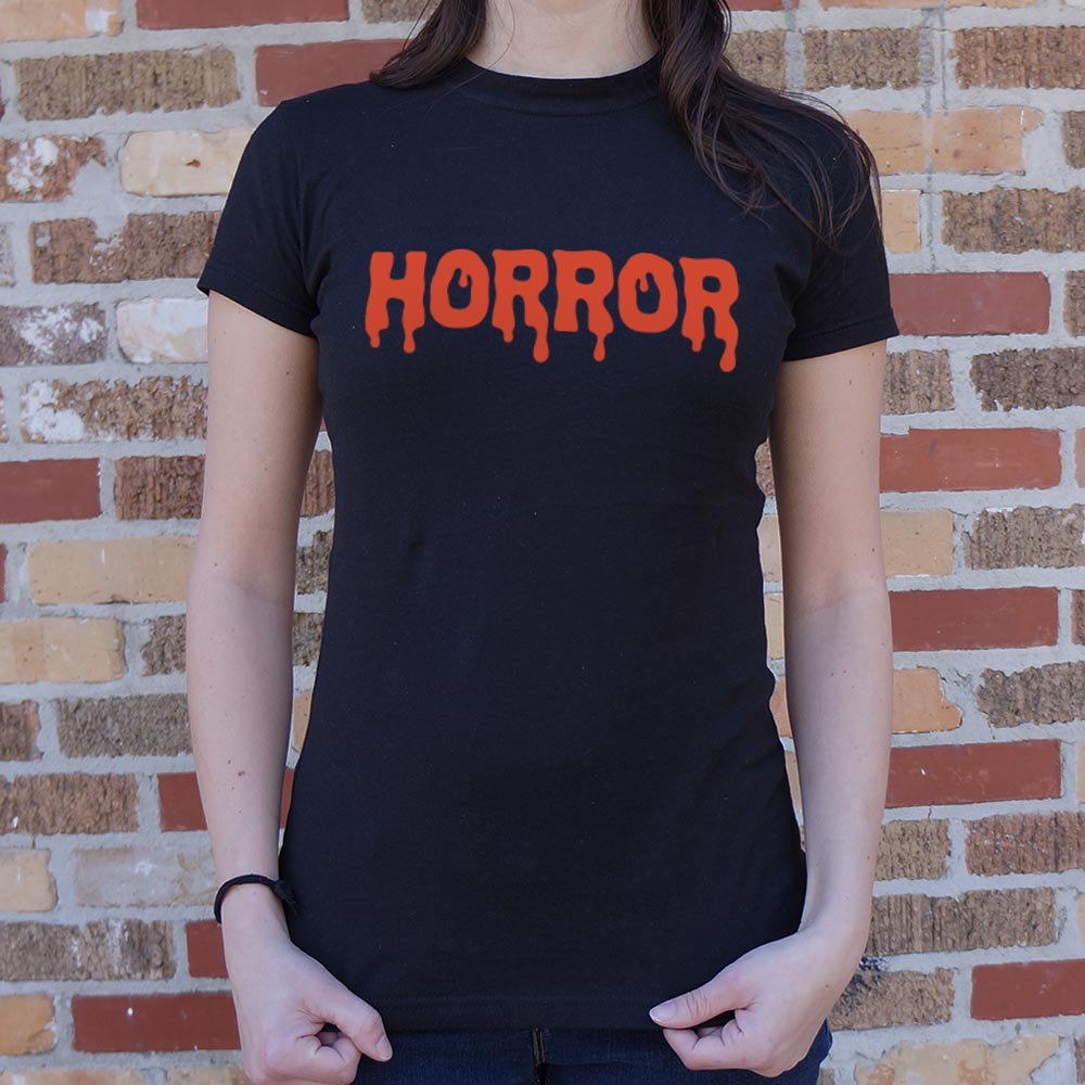 Horror Dripping Blood Text