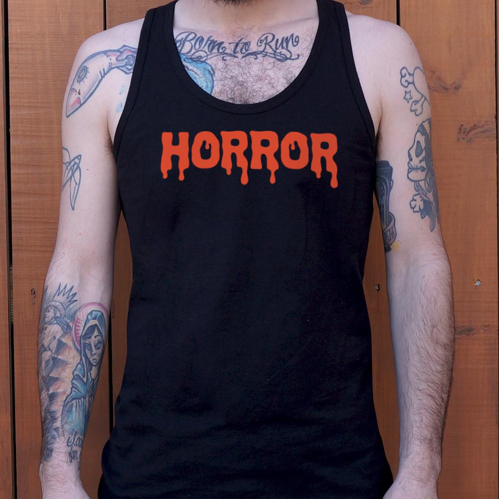 Horror Dripping Blood Text