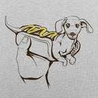 Hot Dog Dog Dachshund in a Bun