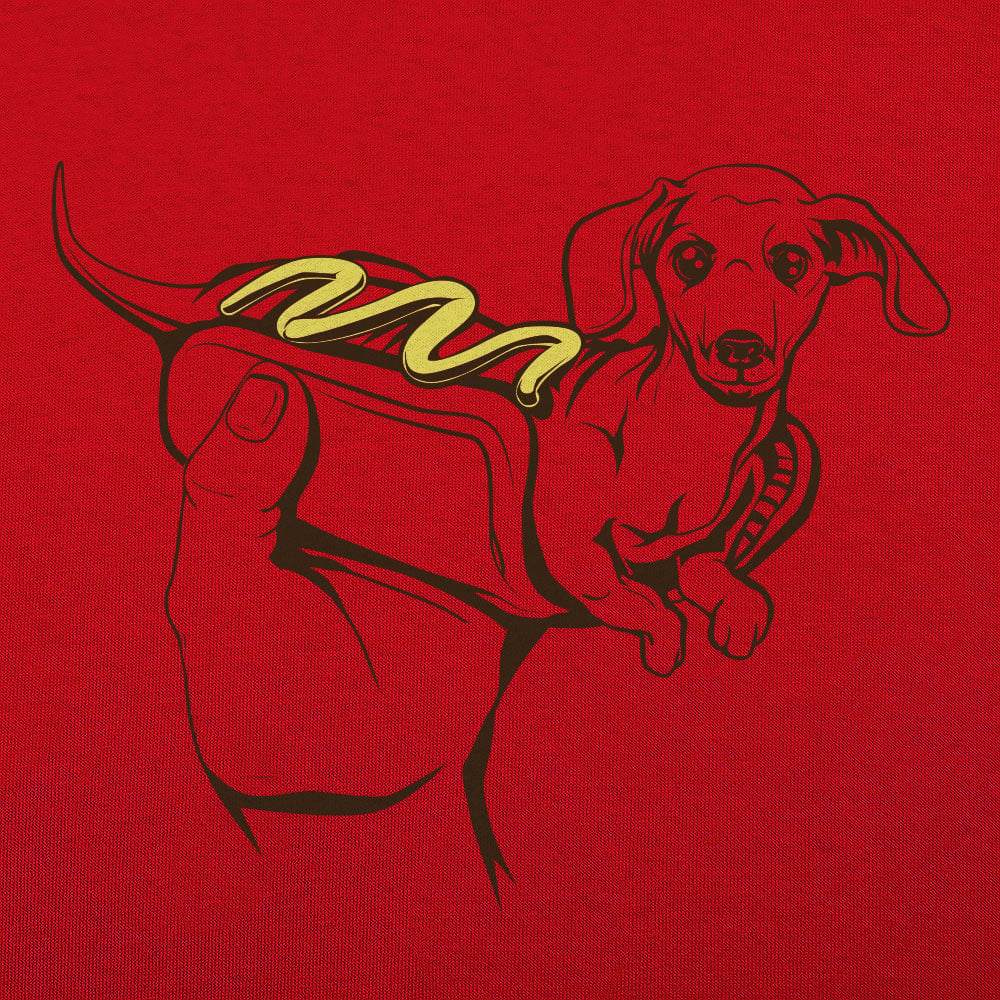 Hot Dog Dog Dachshund in a Bun