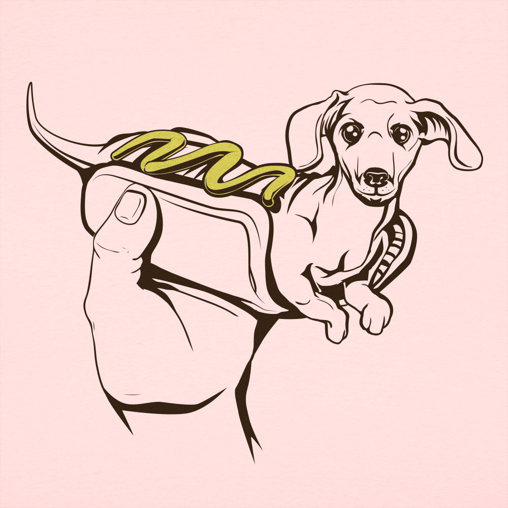 Hot Dog Dog Dachshund in a Bun