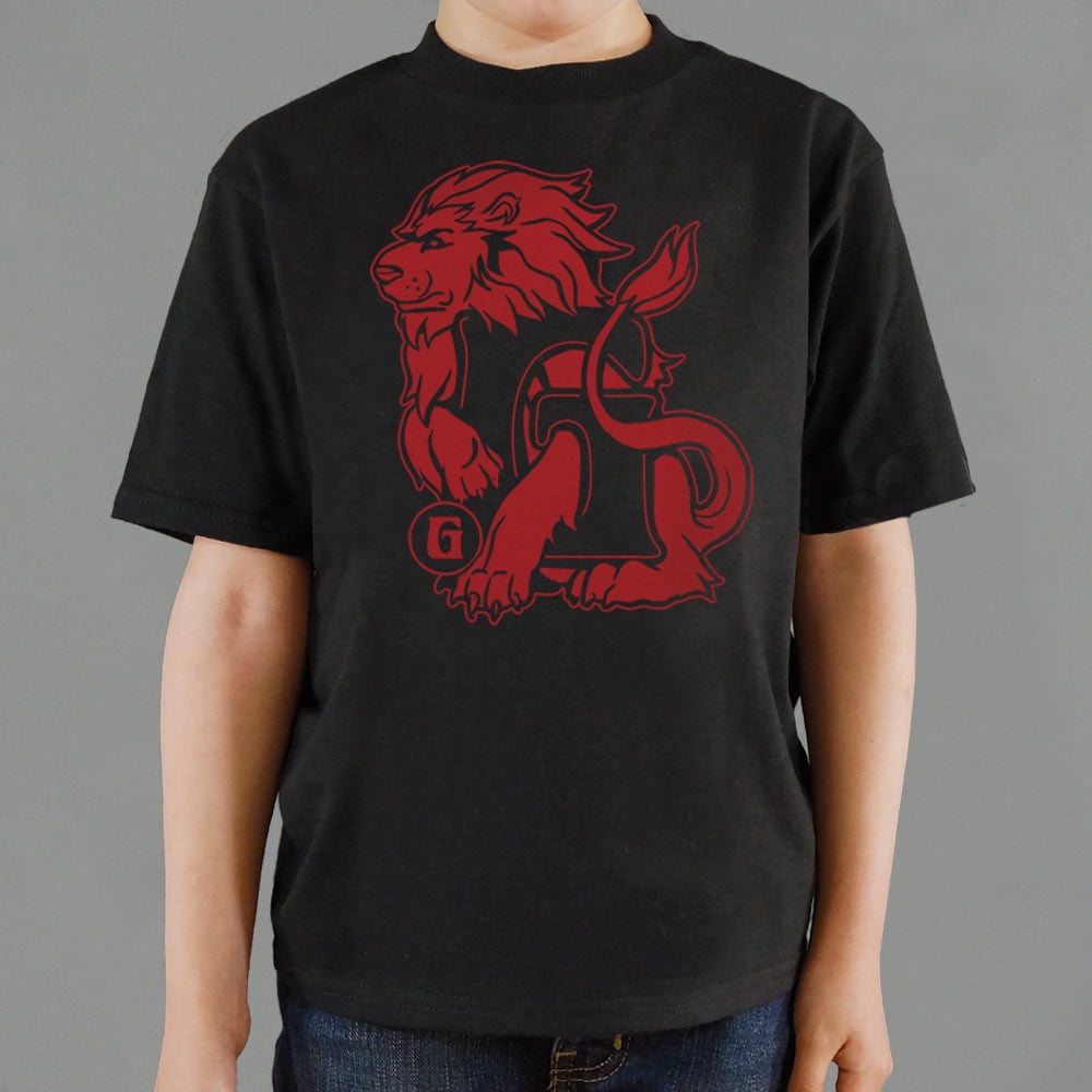 House Of Lion Red Lion Crest Emblem