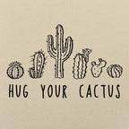 Hug Your Cactus with Cute Illustration