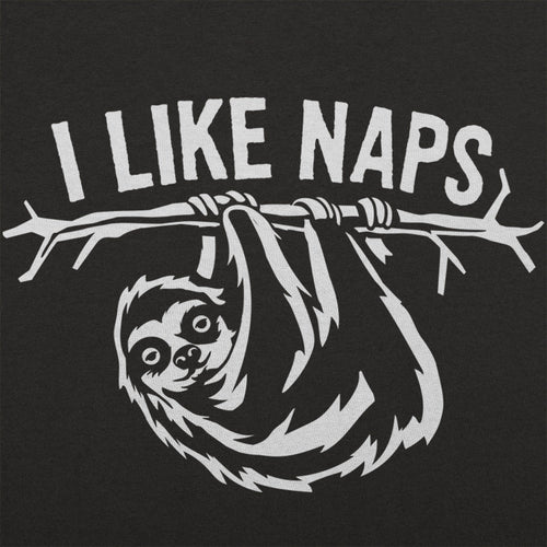 I Like Naps Sloth Hanging from Tree Branch