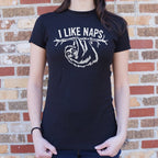 I Like Naps Sloth Hanging from Tree Branch