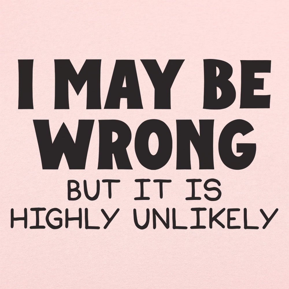 I May Be Wrong But It Is Highly Unlikely