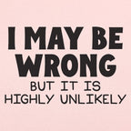 I May Be Wrong But It Is Highly Unlikely