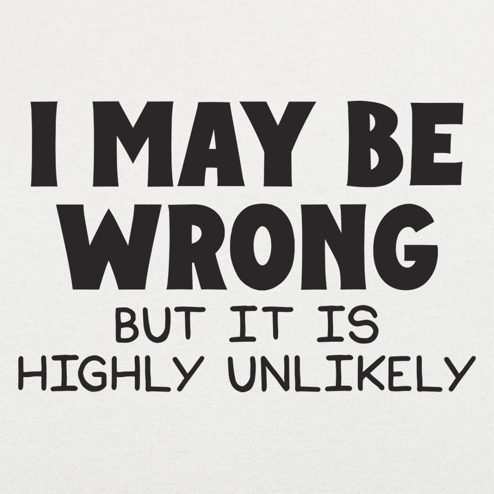 I May Be Wrong But It Is Highly Unlikely