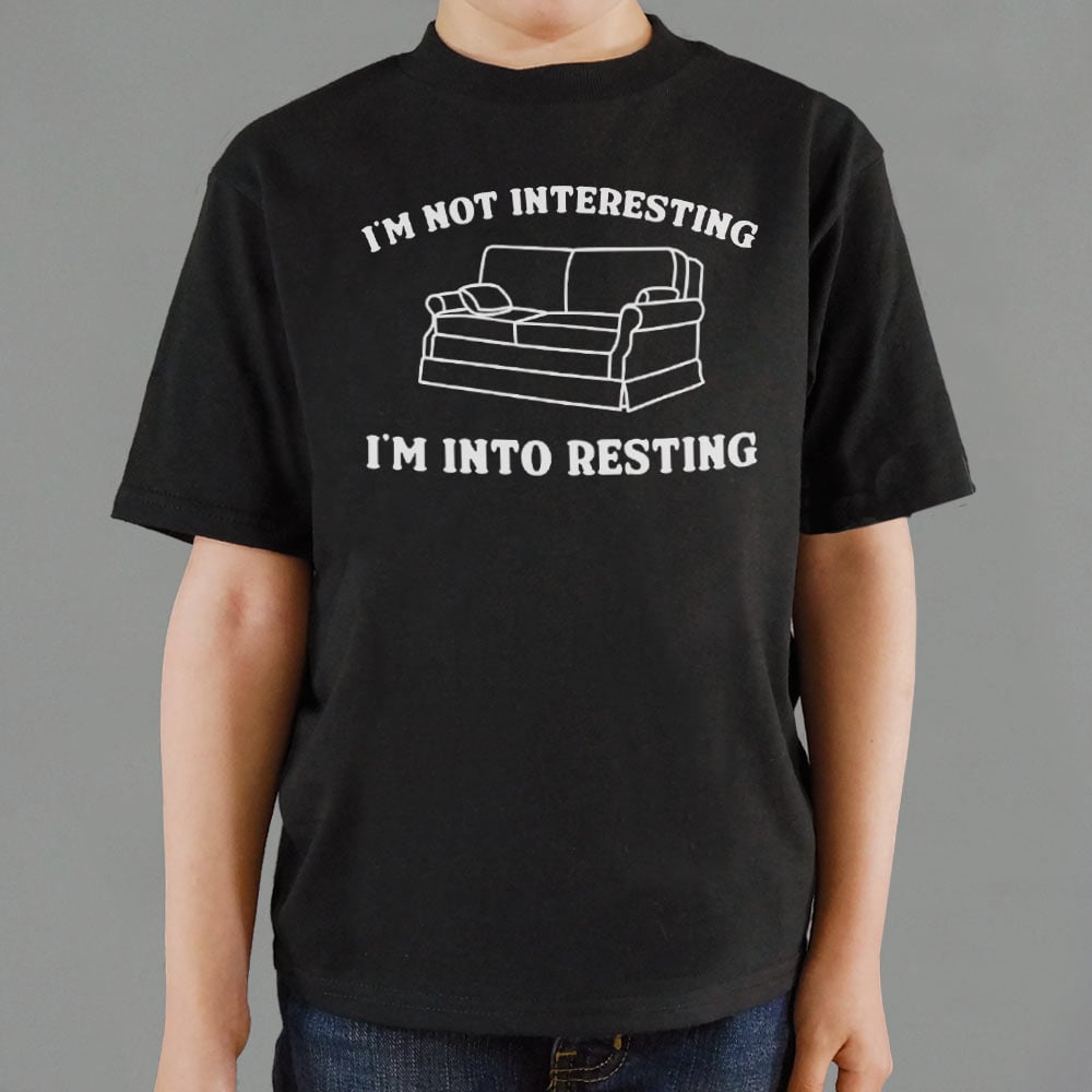 I'm Not Interesting I'm Into Resting Couch Pun