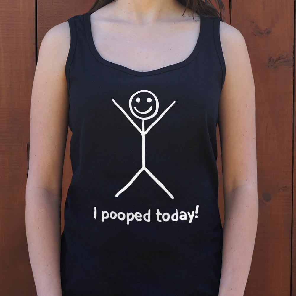 I Pooped Today Happy Stick Figure