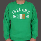 Ireland Flag with Shamrocks