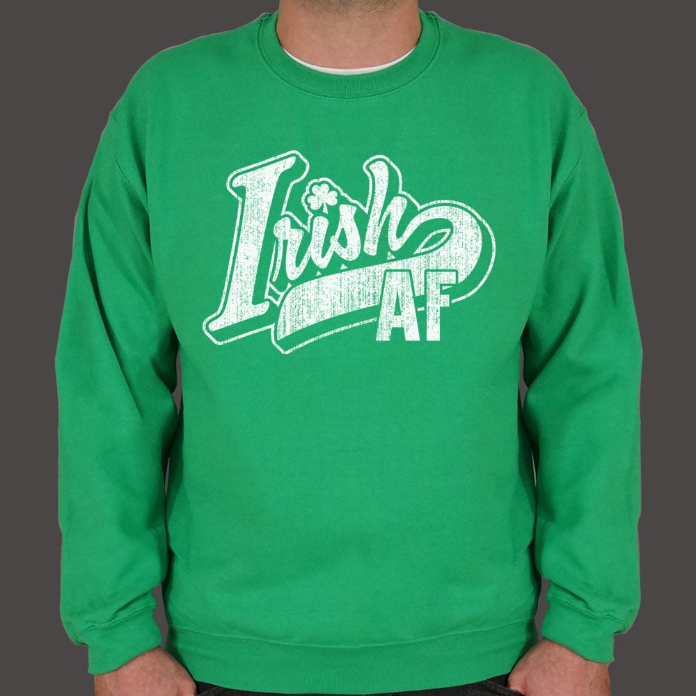 Irish AF Retro Shamrock Script
