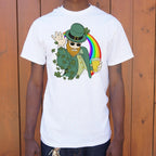 Shenanigans BAE Leprechaun with Sunglasses. Beer. and Rainbow