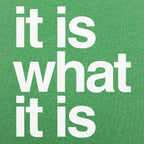 It Is What It Is