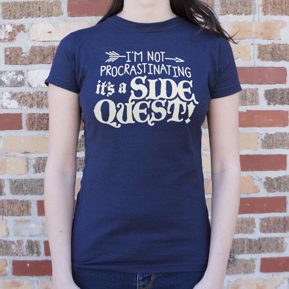 I'm Not Procrastinating It's a Side Quest Gamer Pun