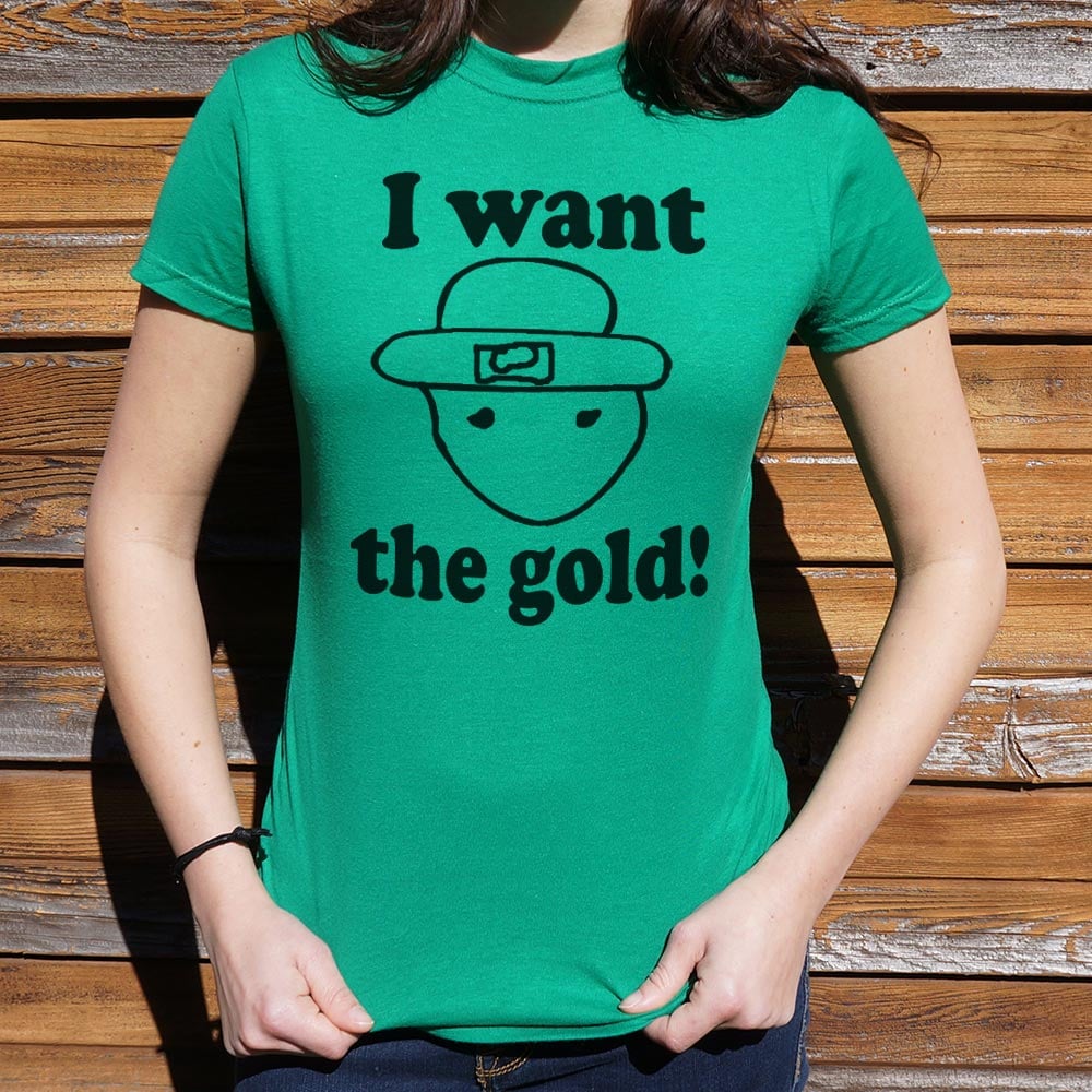 I Want The Gold Sketchy Leprechaun Face