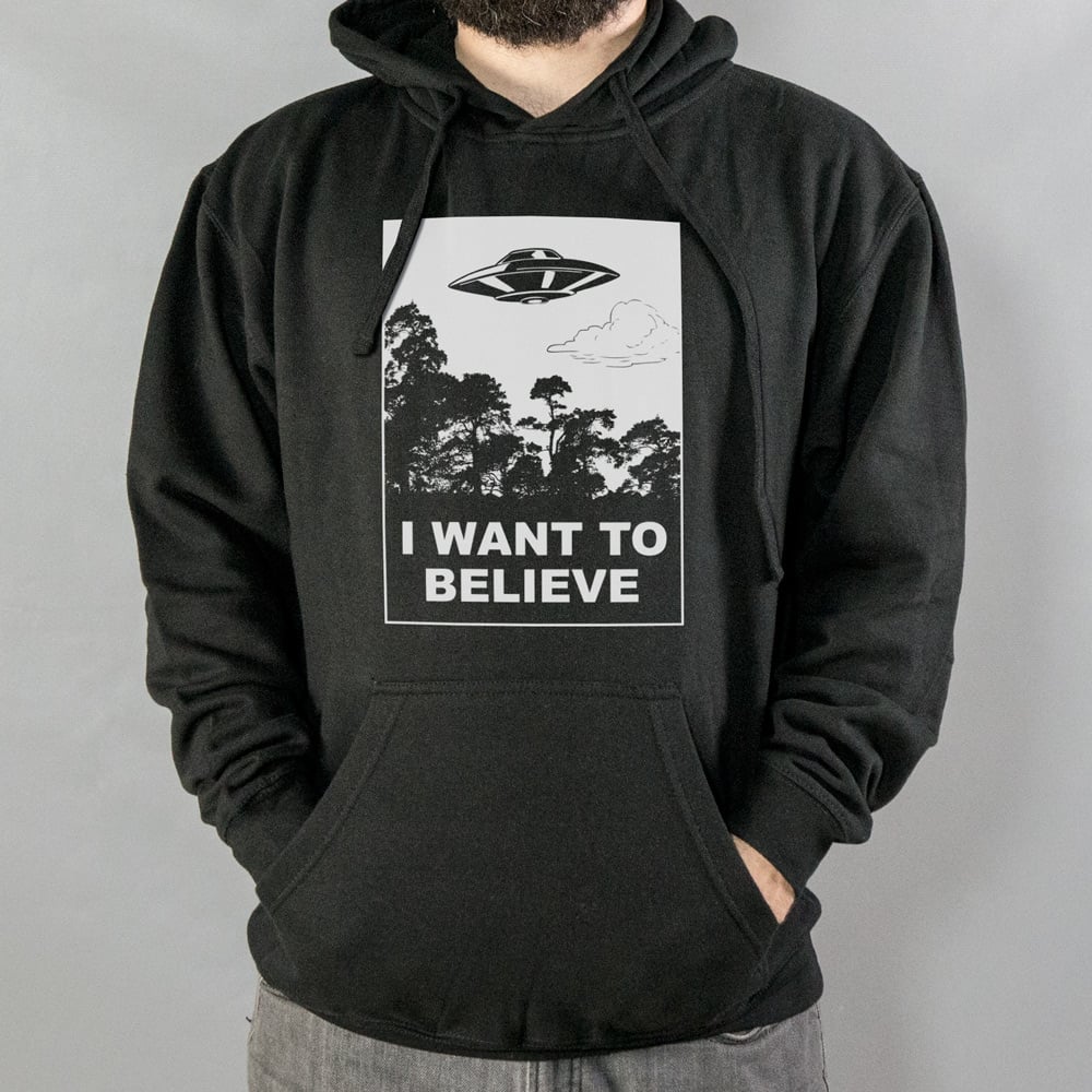 I Want To Believe UFO Flying Over Forest