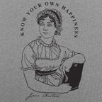 Know Your Own Happiness. Jane Austen Quote Portrait