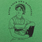 Know Your Own Happiness. Jane Austen Quote Portrait