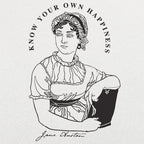 Know Your Own Happiness. Jane Austen Quote Portrait
