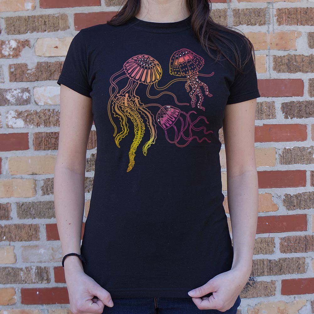 Jellyfish Trio Full Color Jellyfish Illustration