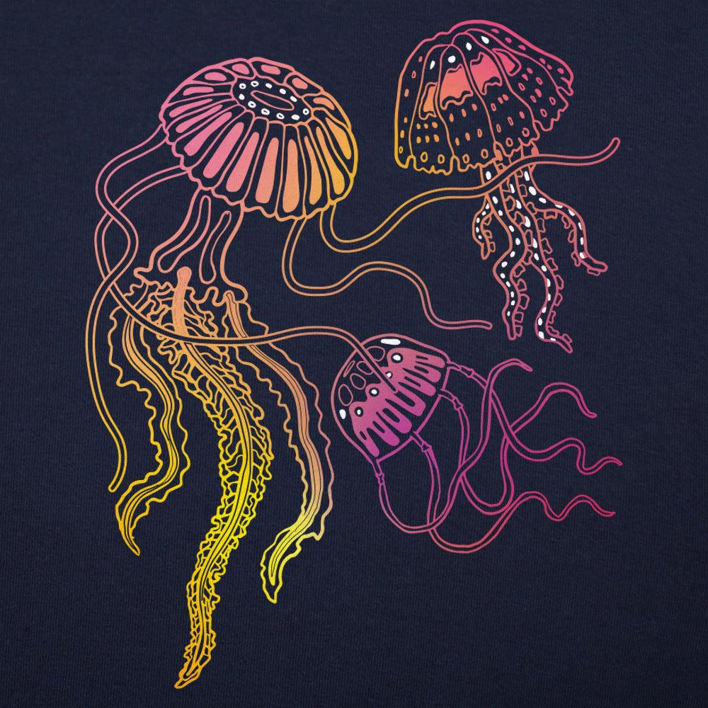 Jellyfish Trio Full Color Jellyfish Illustration