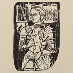 Joan Of Arc Medieval Woodcut