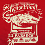 Kessel Run Commemorative - Space Freighter Fun Run Poster