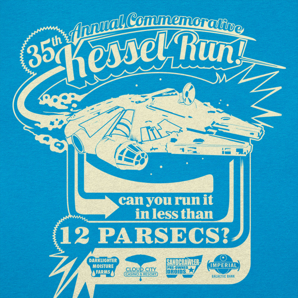 Kessel Run Commemorative - Space Freighter Fun Run Poster