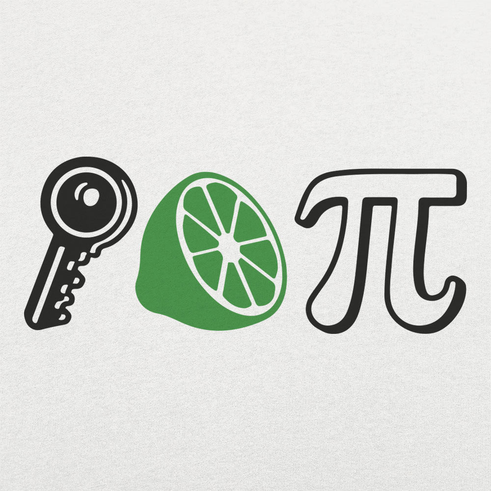 Key Lime Pi Rebus with Key. Lime and Pi Symbol