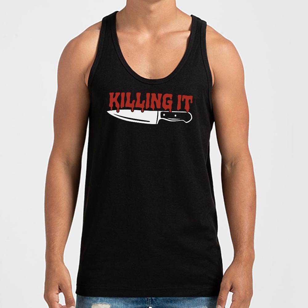 Killing It Bloody Knife Pun