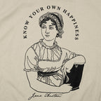 Know Your Own Happiness. Jane Austen Quote Portrait
